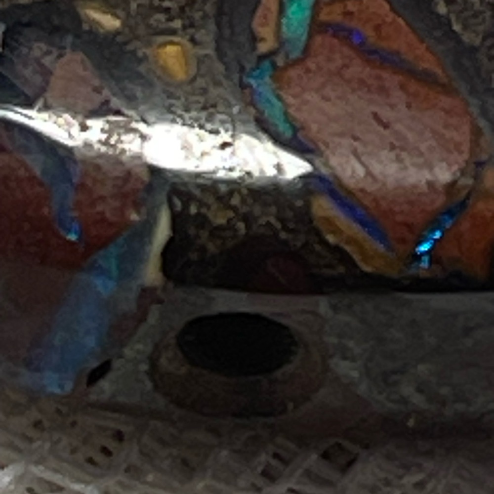 Polished Australian Boulder Opal Pendant - Picture 12 of 14